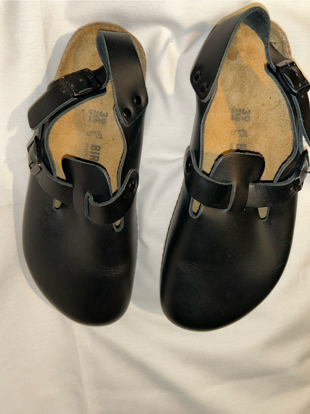 Birkenstock Professional Black Leather Non-Slip Work Shoes EU 39